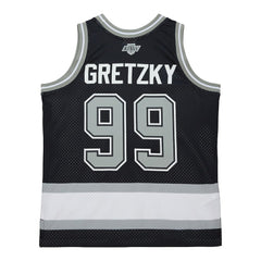 Wayne Gretzky Los Angeles Kings Mitchell & Ness Unisex Maxxed Out Fashion Basketball Jersey - Black | US 202635610