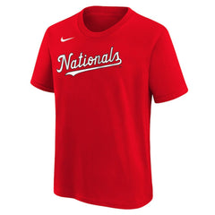 Dylan Crews Washington Nationals Nike Youth Name & Number T-Shirt - Red T-shirts