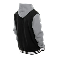 Vegas Golden Knights New Era Full-Snap Fleece Hoodie Jacket - Black/Grey | US 202641104