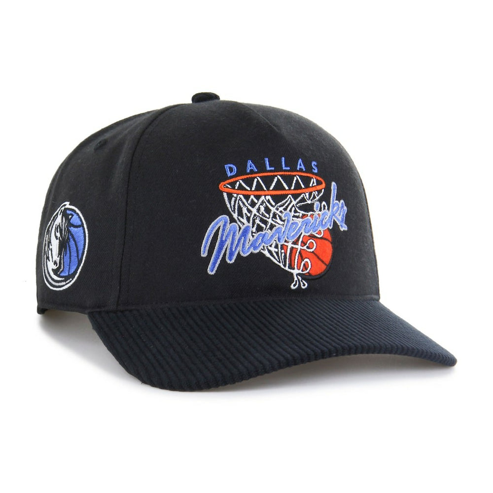 Dallas Mavericks '47 Nothing But Net Hitch Adjustable Hat Black - 47 brand
