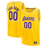 Los Angeles Lakers Youth Custom Fastbreak Jersey Icon Gold - Fanatics outlet