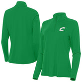 Cleveland Cavaliers Antigua Women's St. Patrick's Day Intent Quarter-Zip Top Kelly Green outlet