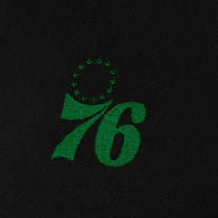 Philadelphia 76ers Antigua Women's St. Patrick's Day Intent Quarter-Zip Top Black