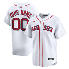 Boston Red Sox Nike Home Limited Custom Jersey - White Jerseys