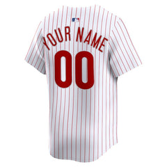 Philadelphia Phillies Nike Home Limited Custom Jersey - White Jerseys