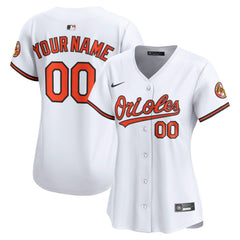 Baltimore Orioles Nike Women's Home Limited Custom Jersey - White Jerseys