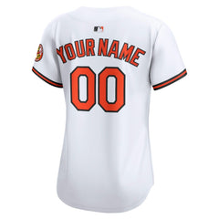 Baltimore Orioles Nike Women's Home Limited Custom Jersey - White Jerseys