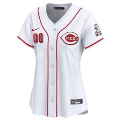 Cincinnati Reds Nike Women's Home Limited Custom Jersey - White Jerseys