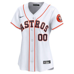 Houston Astros Nike Women's Home Limited Custom Jersey - White Jerseys