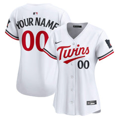 Minnesota Twins Nike Women's Home Limited Custom Jersey - White Jerseys
