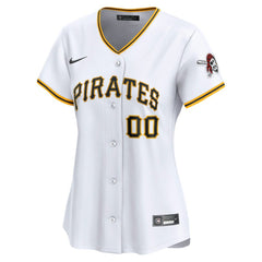 Pittsburgh Pirates Nike Women's Home Limited Custom Jersey - White Jerseys