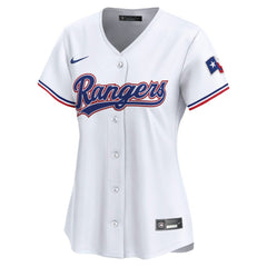 Texas Rangers Nike Women's Home Limited Custom Jersey - White Jerseys