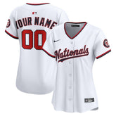 Washington Nationals Nike Women's Home Limited Custom Jersey - White Jerseys