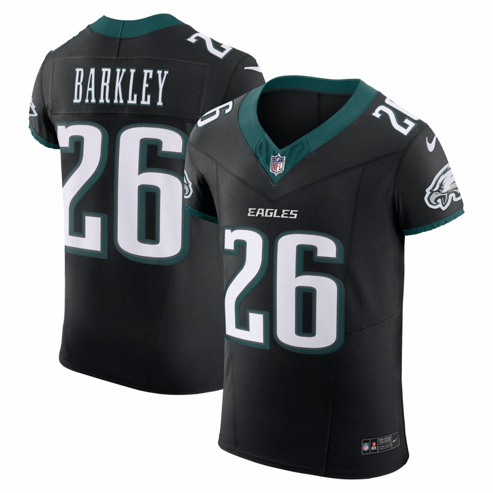 Saquon Barkley Philadelphia Eagles Alternate Vapor F.U.S.E. Elite Jersey - Black Jerseys