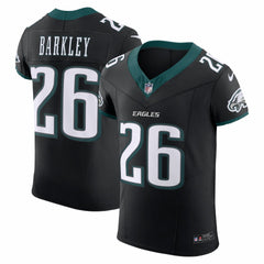 Saquon Barkley Philadelphia Eagles Alternate Vapor F.U.S.E. Elite Jersey - Black Jerseys