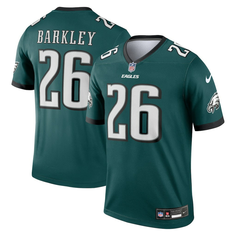Saquon Barkley Philadelphia Eagles Legend Player Performance Top - Midnight Green Tops