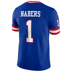 Malik Nabers New York Giants Alternate 2 Legacy Vapor Untouchable Limited Jersey - Royal Jerseys