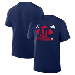 Atlanta Braves Fanatics 2025 Spring Training Grapefruit League True Icon T-Shirt - Navy T-shirts