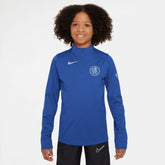 Chelsea Youth 2025/26 Strike Drill Quarter-Zip Dri-FIT Long Sleeve Top Blue - Nike outlet