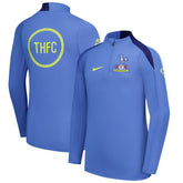 Tottenham Hotspur Youth 2025/26 Strike Drill Quarter-Zip Dri-FIT Long Sleeve Top Blue - Nike discount
