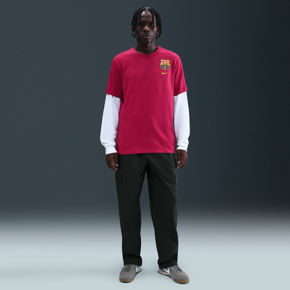 Barcelona Crest T-Shirt Red - Nike on sale