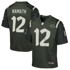 Joe Namath New York Jets Youth 2025 Rivalries Collection Retired Player Game Jersey - Gotham Green Jerseys
