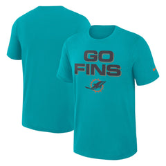 Miami Dolphins 2025 Rivalries Collection Slub Dri-FIT T-Shirt - Turbo Green T-shirts