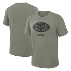 New York Jets 2025 Rivalries Collection Slub Dri-FIT T-Shirt - Dark Stucco T-shirts