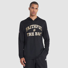 San Francisco 49ers 2025 Rivalries Collection Sideline Dri-FIT Long Sleeve Hoodie T-Shirt - Black Hoodies
