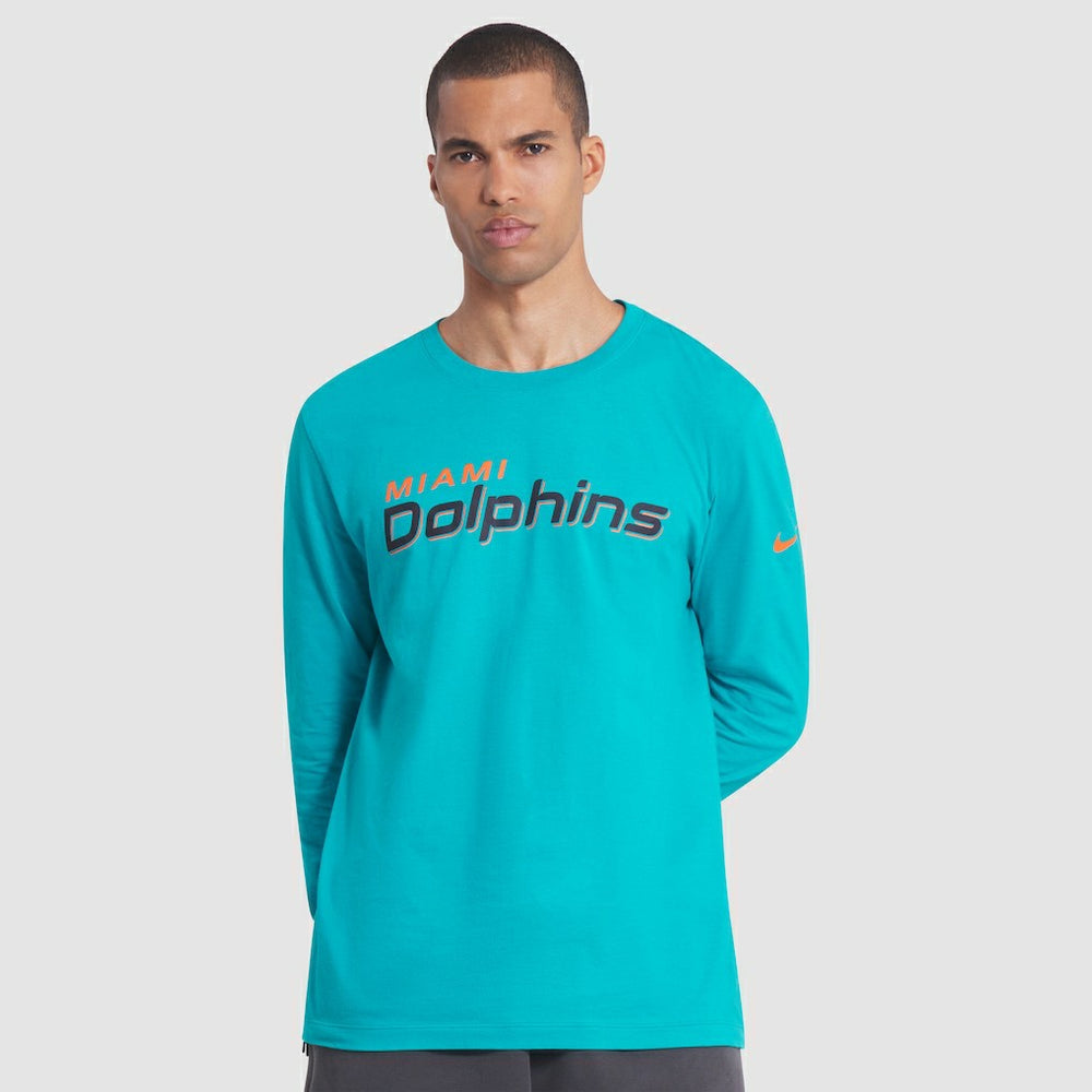 Miami Dolphins 2025 Rivalries Collection Essential Long Sleeve T-Shirt - Turbo Green T-shirts
