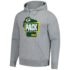 Green Bay Packers '47 Regional Headline Pullover Hoodie - Gray Hoodies