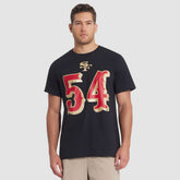 Fred Warner San Francisco 49ers 2025 Rivalries Collection Player Name & Number T-Shirt - Black T-shirts