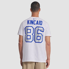 Dalton Kincaid Buffalo Bills 2025 Rivalries Collection Player Name & Number T-Shirt - White T-shirts