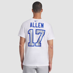 Josh Allen Buffalo Bills 2025 Rivalries Collection Player Name & Number T-Shirt - White T-shirts