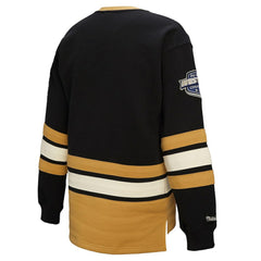 Vegas Golden Knights Mitchell & Ness Women's Heritage Lace-Up Pullover Sweatshirt - Black | US 202660256