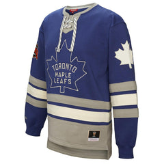 Toronto Maple Leafs Mitchell & Ness Women's Heritage Lace-Up Pullover Sweatshirt - Blue | US 202660266