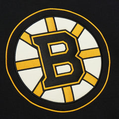 Boston Bruins Heritage Lace-Up Pullover Sweatshirt - Black | US 202660268