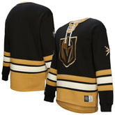 Vegas Golden Knights Heritage Lace-Up Pullover Sweatshirt - Black | US 202660272