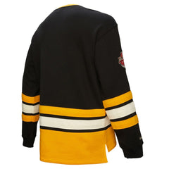 Pittsburgh Penguins Heritage Lace-Up Pullover Sweatshirt - Black | US 202660275