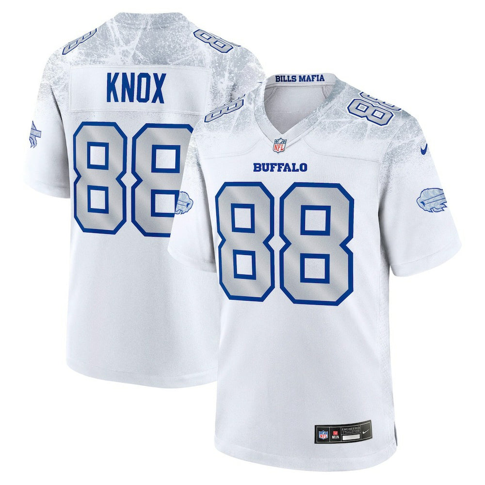 Dawson Knox Buffalo Bills 2025 Rivalries Collection Game Jersey - White Jerseys