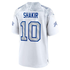 Khalil Shakir Buffalo Bills 2025 Rivalries Collection Game Jersey - White Jerseys