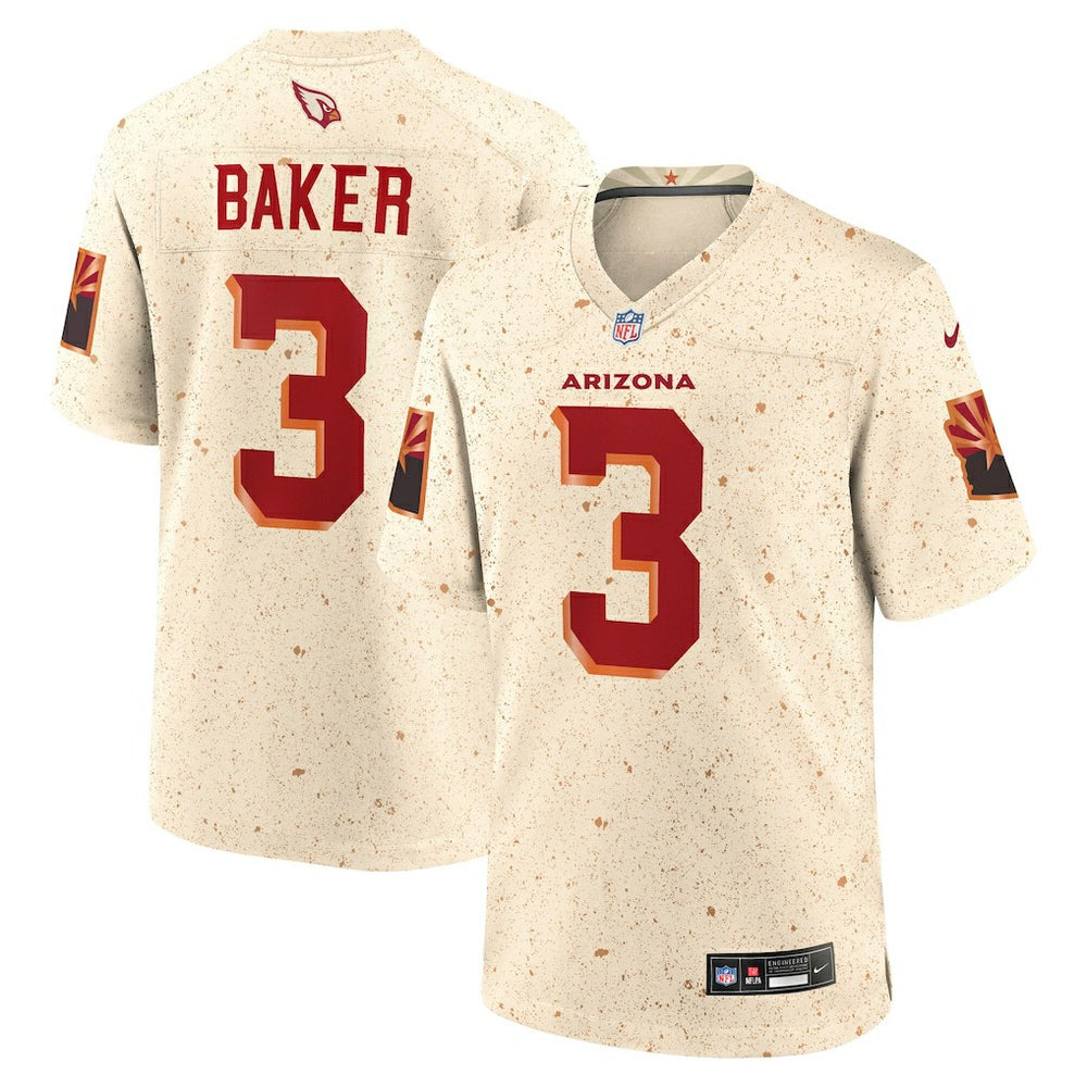 Budda Baker Arizona Cardinals 2025 Rivalries Collection Game Jersey - Natural Jerseys