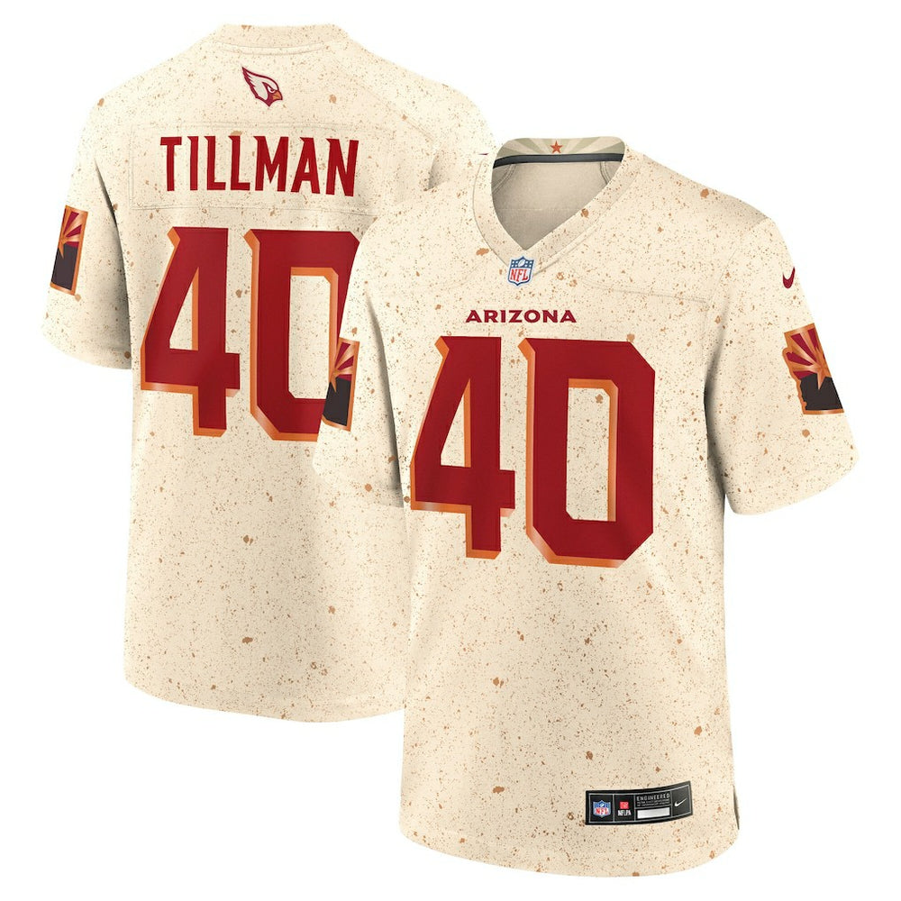 Pat Tillman Arizona Cardinals 2025 Rivalries Collection Retired Player Game Jersey - Natural Jerseys
