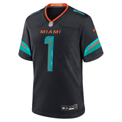 Tua Tagovailoa Miami Dolphins 2025 Rivalries Collection Game Jersey - Pitch Blue Jerseys