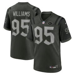 Quinnen Williams New York Jets 2025 Rivalries Collection Game Jersey - Gotham Green Jerseys