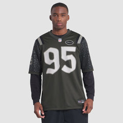Quinnen Williams New York Jets 2025 Rivalries Collection Game Jersey - Gotham Green Jerseys