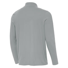 Pittsburgh Steelers Antigua St Patrick Day Intent Quarter-Zip Pullover Top - Gray Pullover