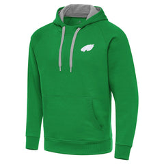 Philadelphia Eagles Antigua St. Patrick's Day Victory Pullover Hoodie - Kelly Green Hoodies