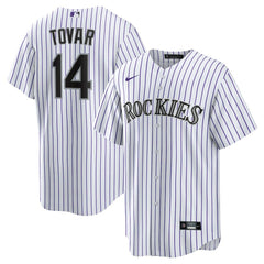 Ezequiel Tovar Colorado Rockies Nike Home Replica Jersey - White Jerseys