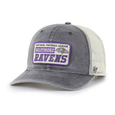Baltimore Ravens '47 Canteen Relaxed Trucker Adjustable Hat - Charcoal Hats